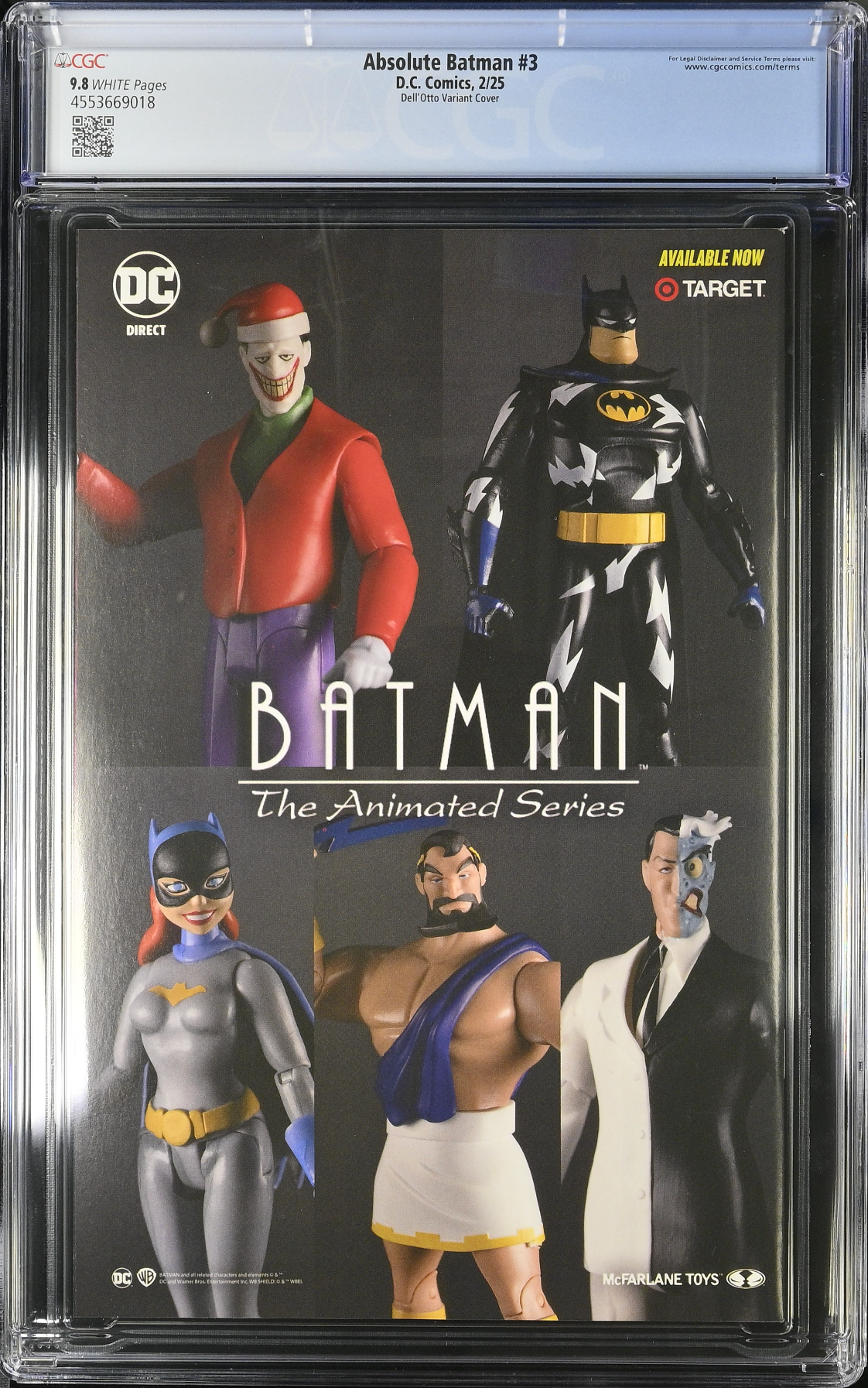 Absolute Batman #3 Dell'Otto Variant CGC 9.8