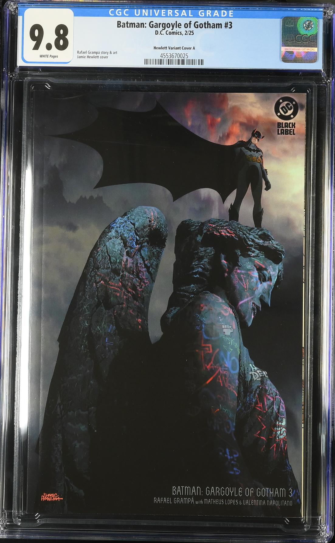 Batman: Gargoyle of Gotham #3 Hewlett Variant CGC 9.8