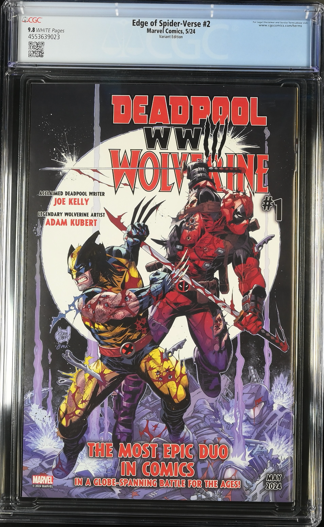 Edge of Spider-Verse (2024) #2 Brooks Headshot Variant CGC 9.8