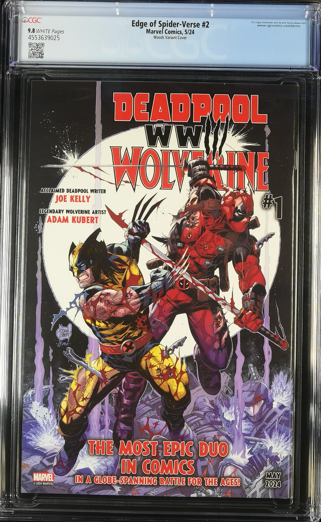 Edge of Spider-Verse (2024) #2 Woods Variant CGC 9.8