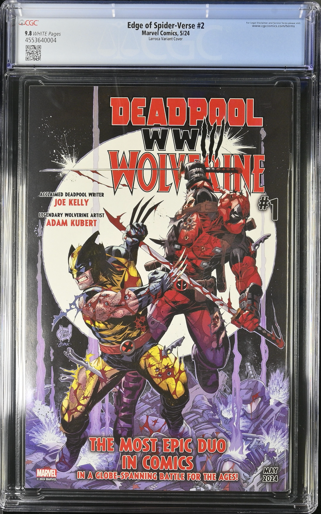 Edge of Spider-Verse (2024) #2 Larroca Cyborg Spider-Man Variant CGC 9.8
