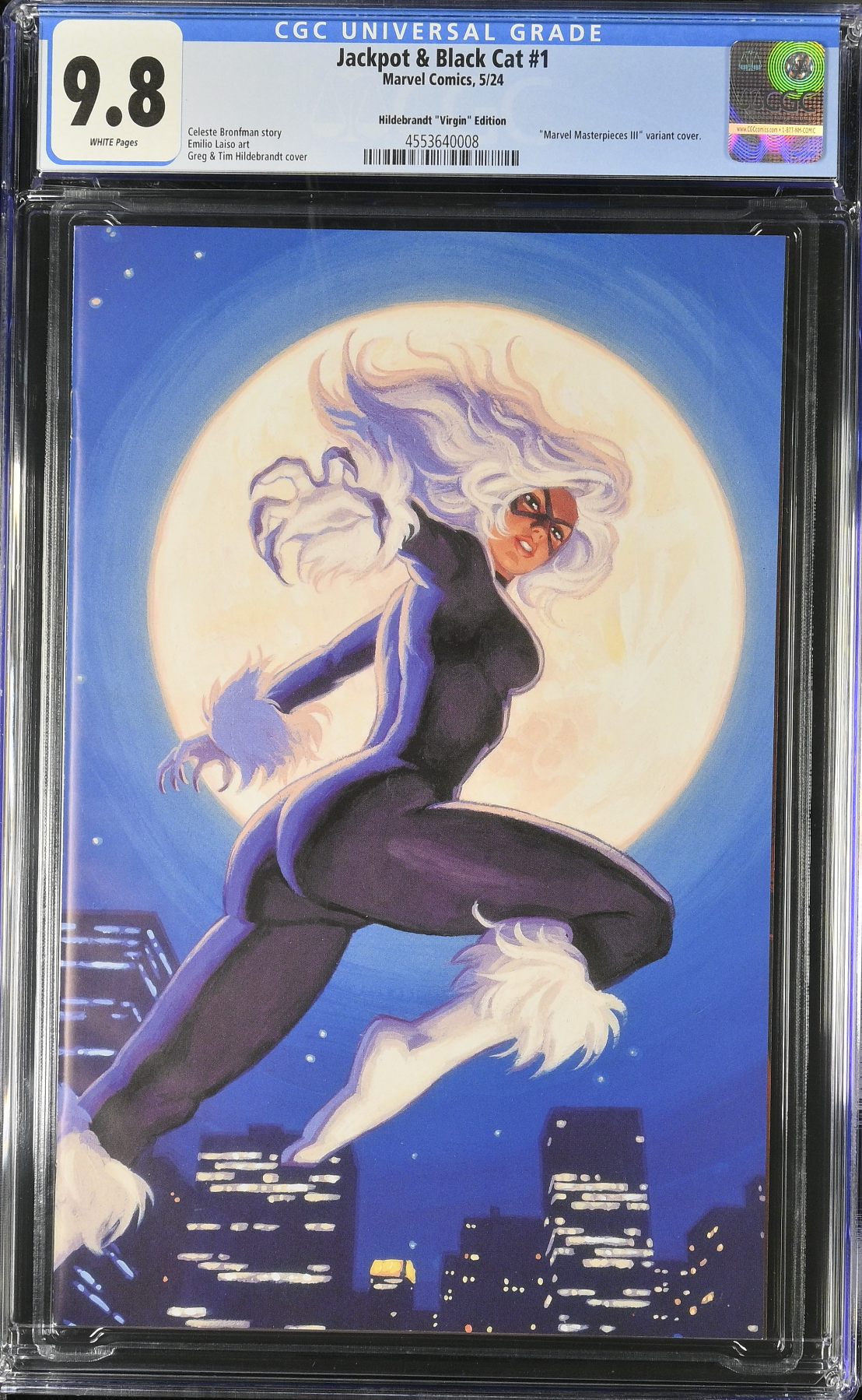 Jackpot & Black Cat #1 Hildebrandt 1:50 Virgin Retailer Incentive Variant CGC 9.8