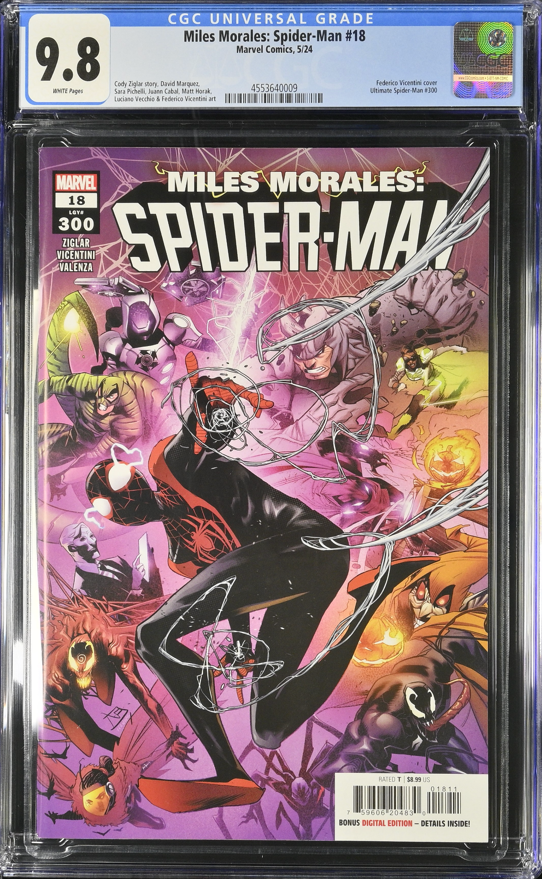 Miles Morales: Spider-Man #18 (#300) CGC 9.8