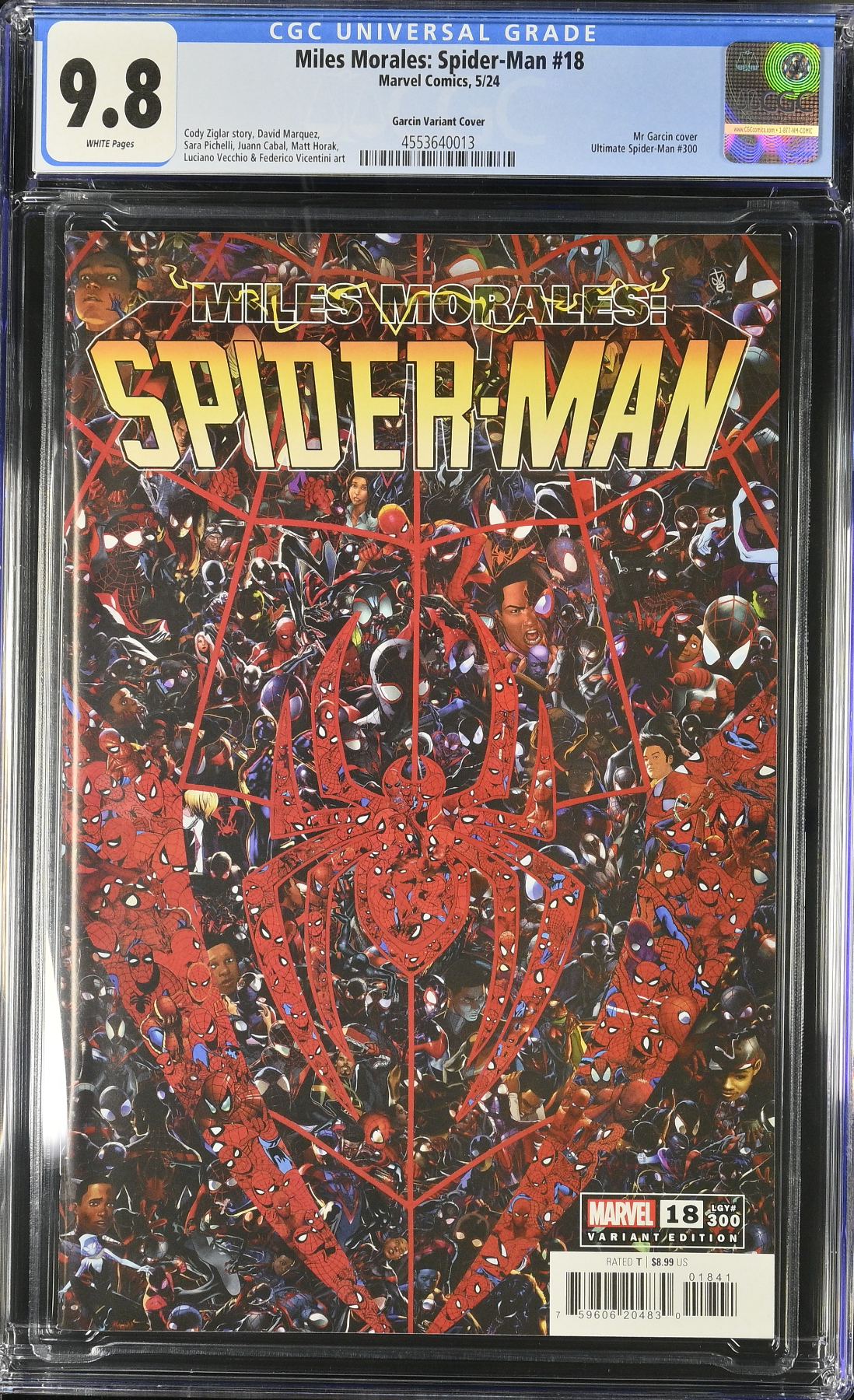 Miles Morales: Spider-Man #18 (#300) Garcin Variant CGC 9.8