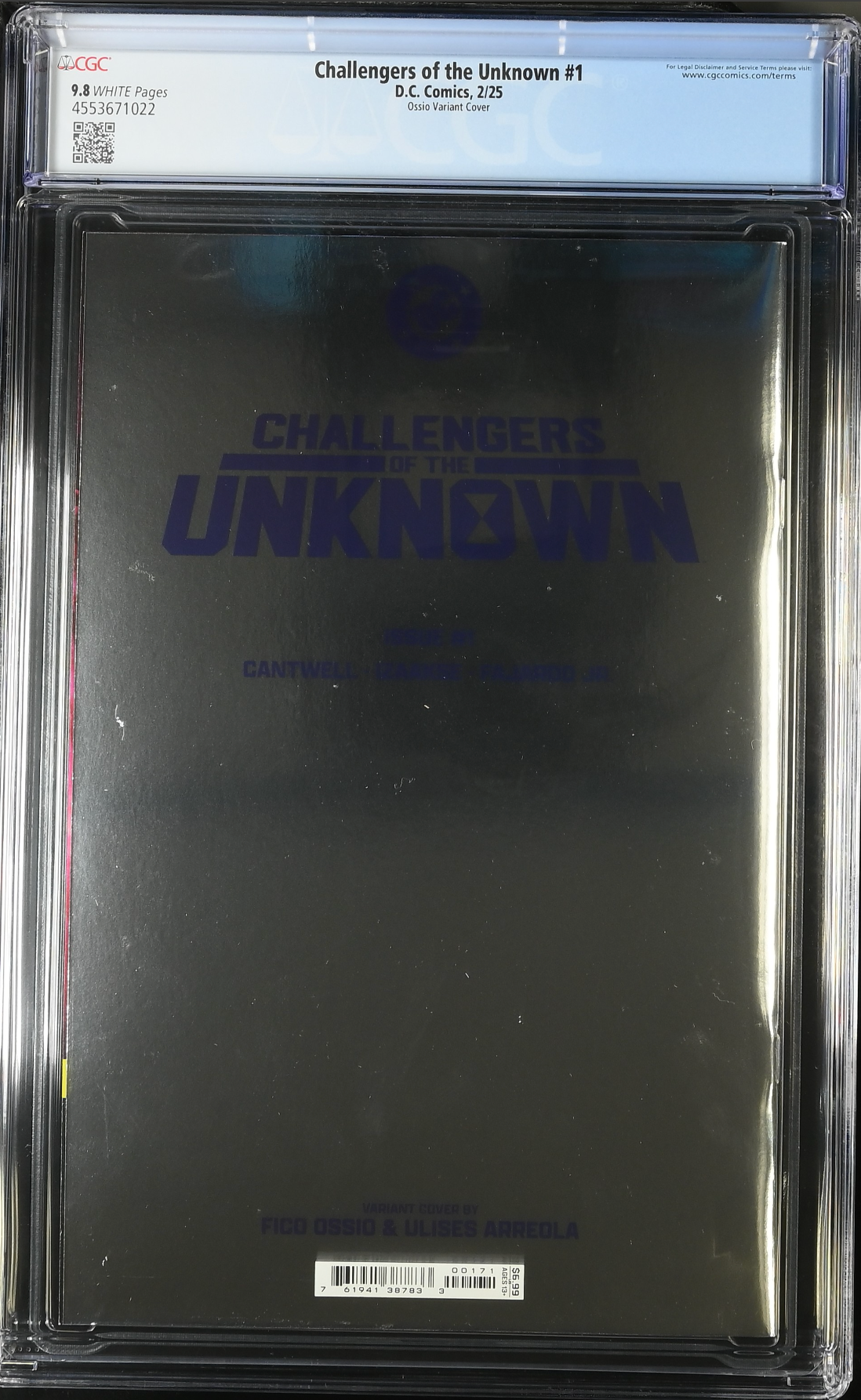 Challengers of the Unknown #1 Ossio Foil Variant CGC 9.8