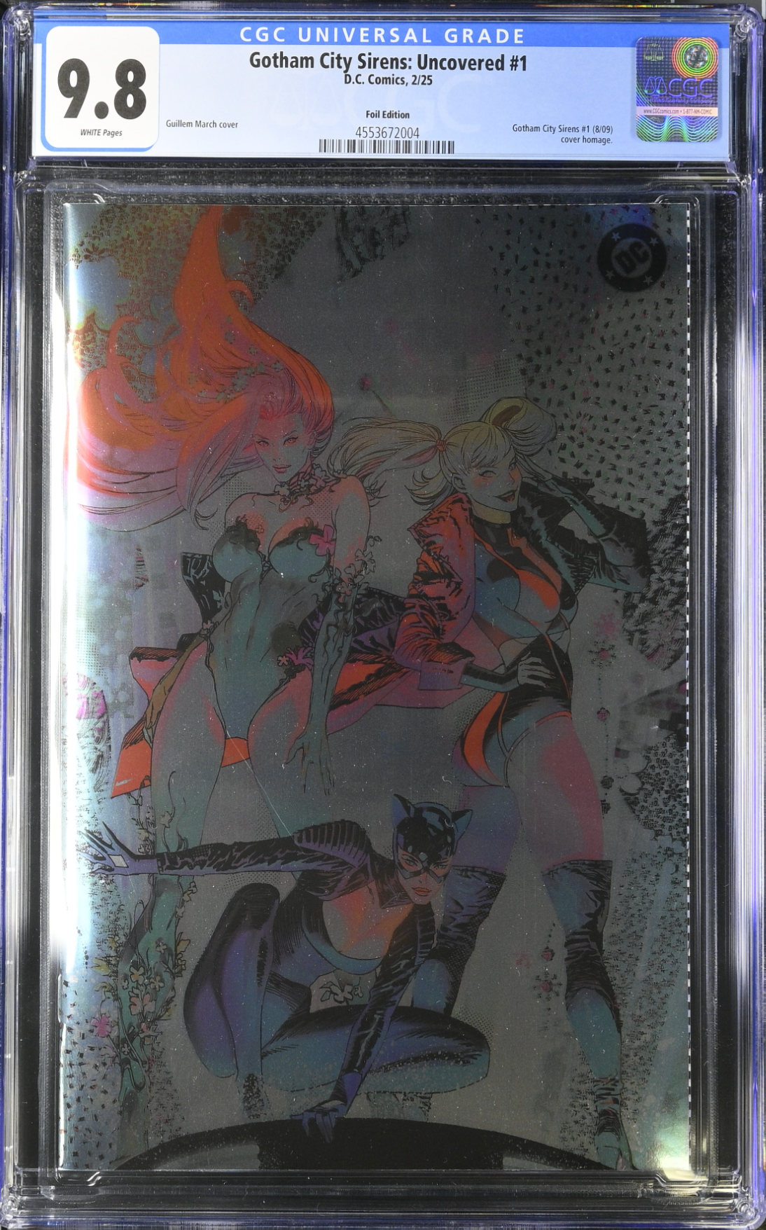 Gotham City Sirens Uncovered #1 March Foil Variant CGC 9.8