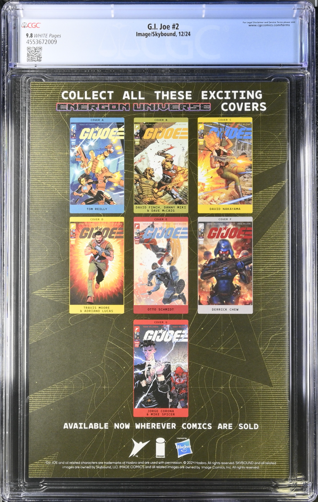 G.I. Joe #2 CGC 9.8