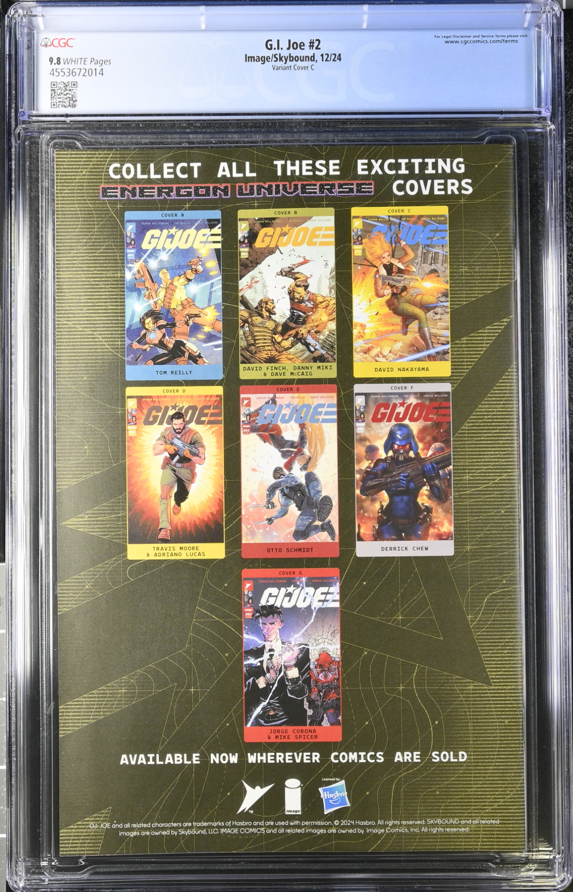 G.I. Joe #2 Nakayama 1:10 Connecting Retailer Incentive Variant CGC 9.8