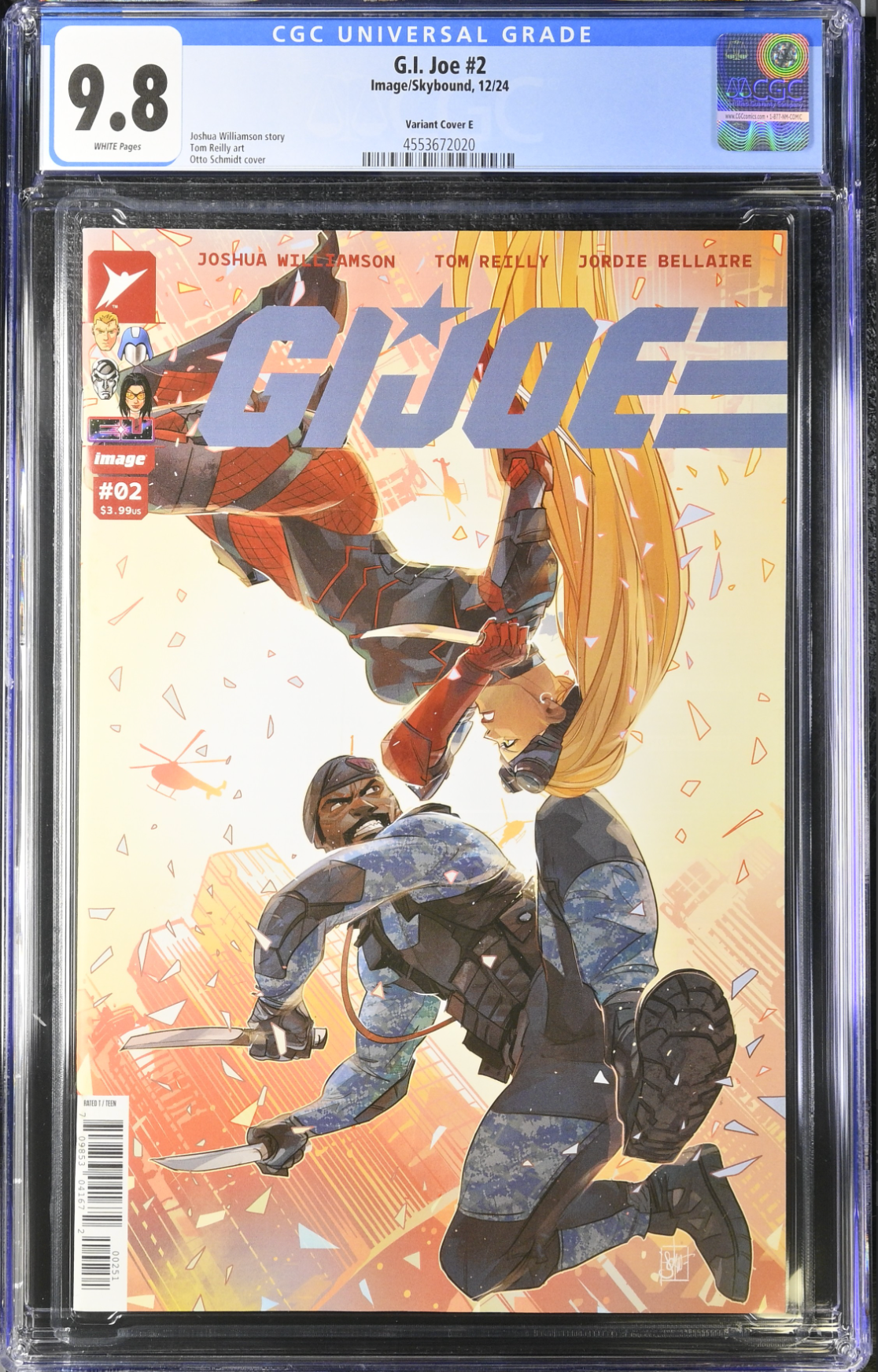 G.I. Joe #2 Schmidt 1:50 Retailer Incentive Variant CGC 9.8