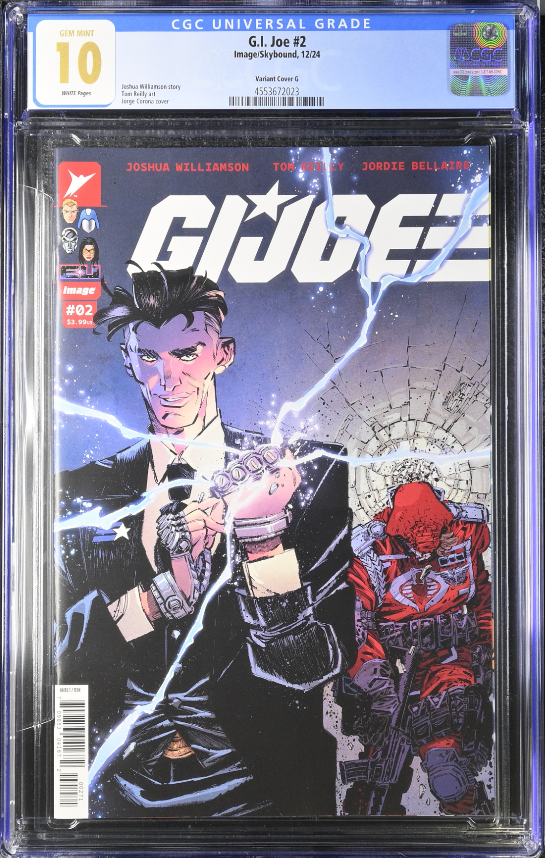 G.I. Joe #2 Corona 1:250 Retailer Incentive Variant CGC 10