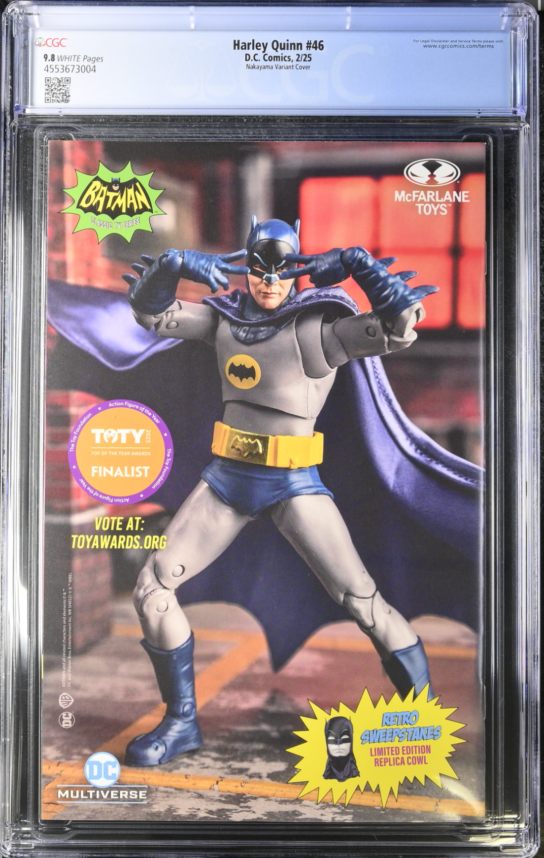 Harley Quinn #46 Nakayama "Spotlight" Variant CGC 9.8