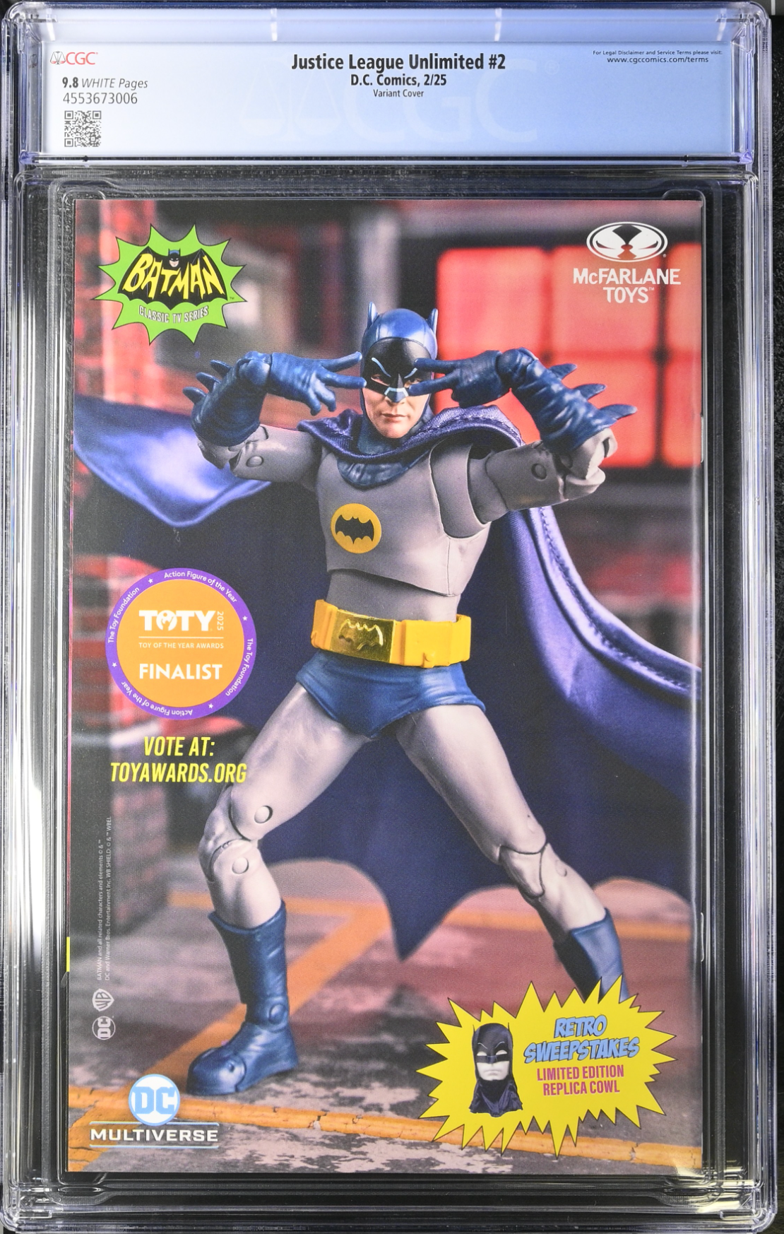 Justice League Unlimited #2 Di Meo Variant CGC 9.8