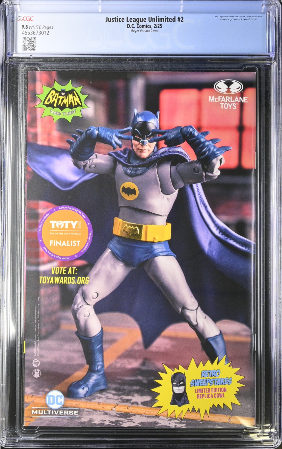 Justice League Unlimited #2 Meyer 1:50 Retailer Incentive Variant CGC 9.8