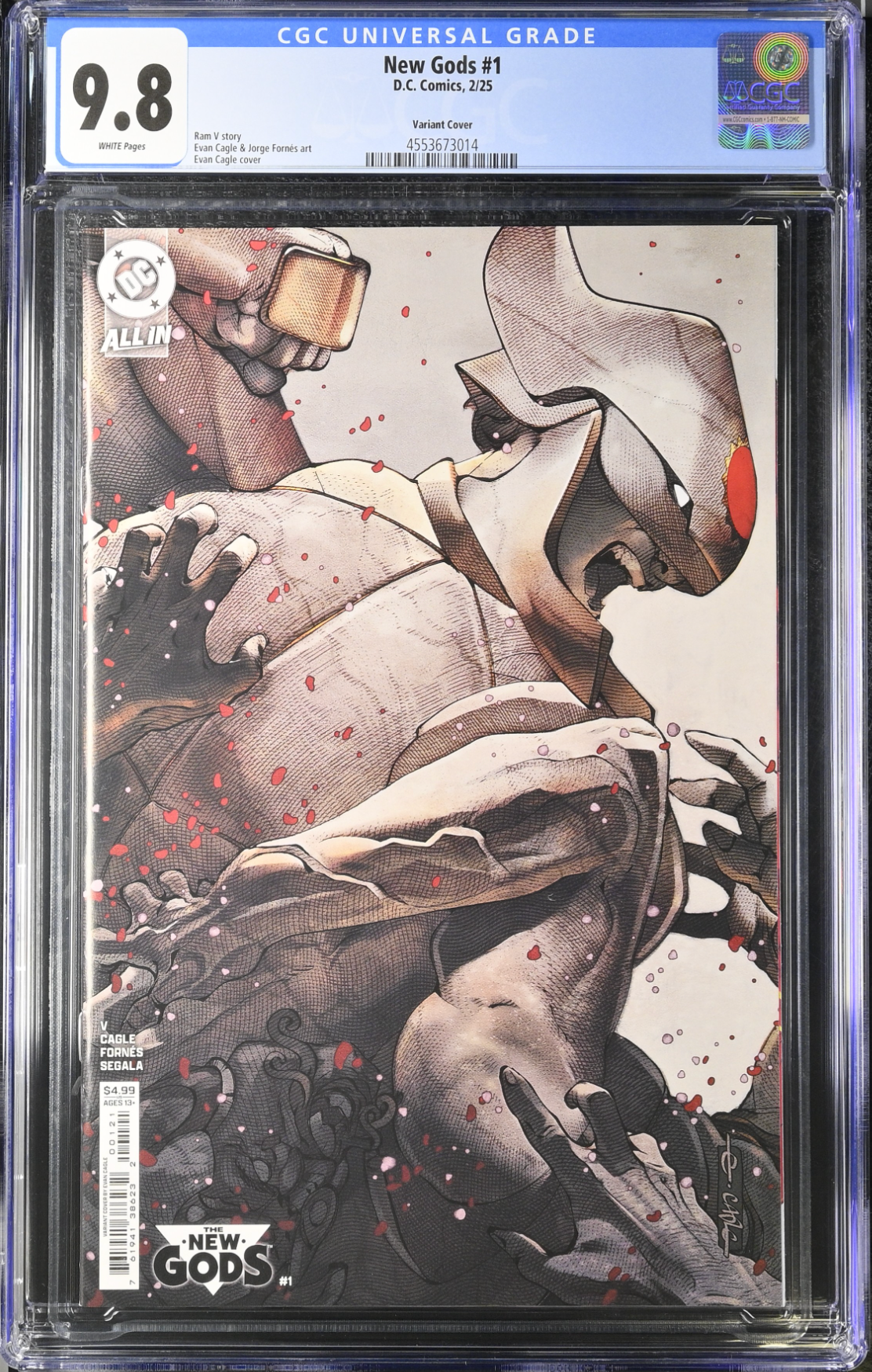 New Gods #1 Cagle Variant CGC 9.8