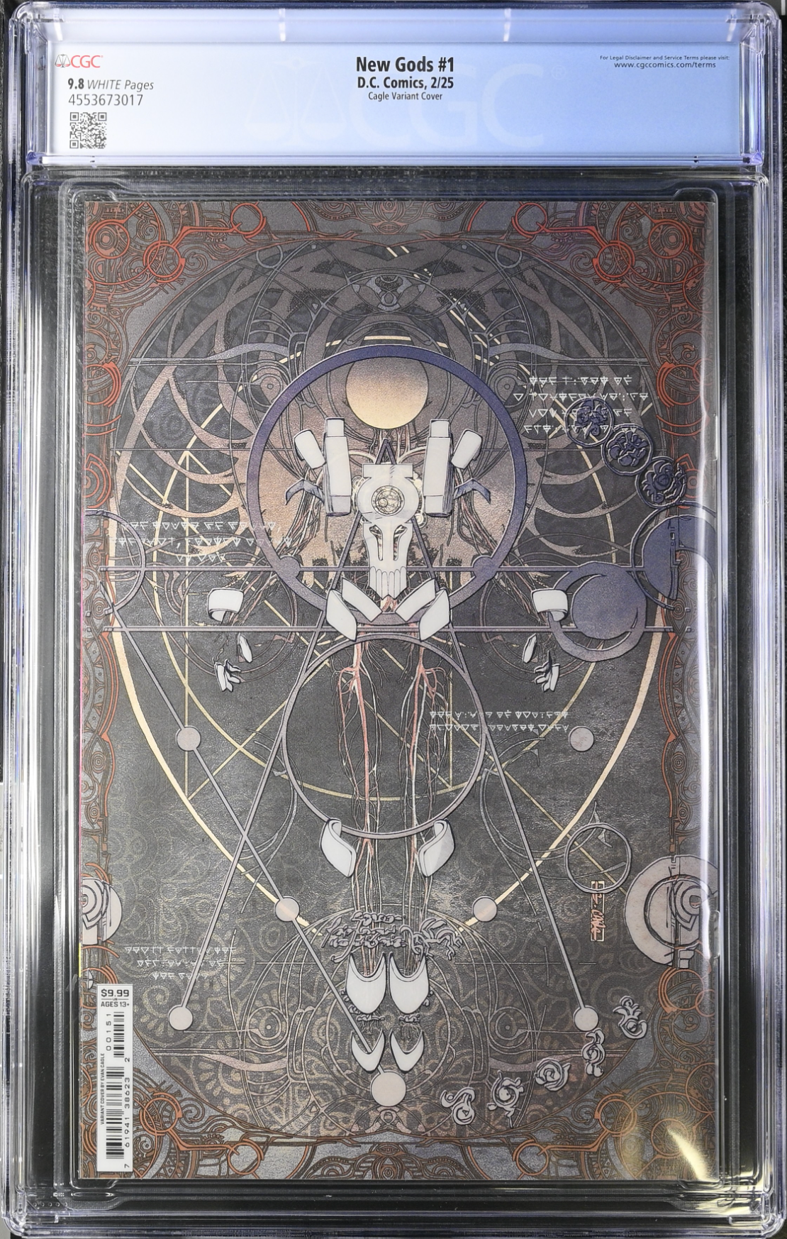 New Gods #1 Cagle Acetate Variant CGC 9.8