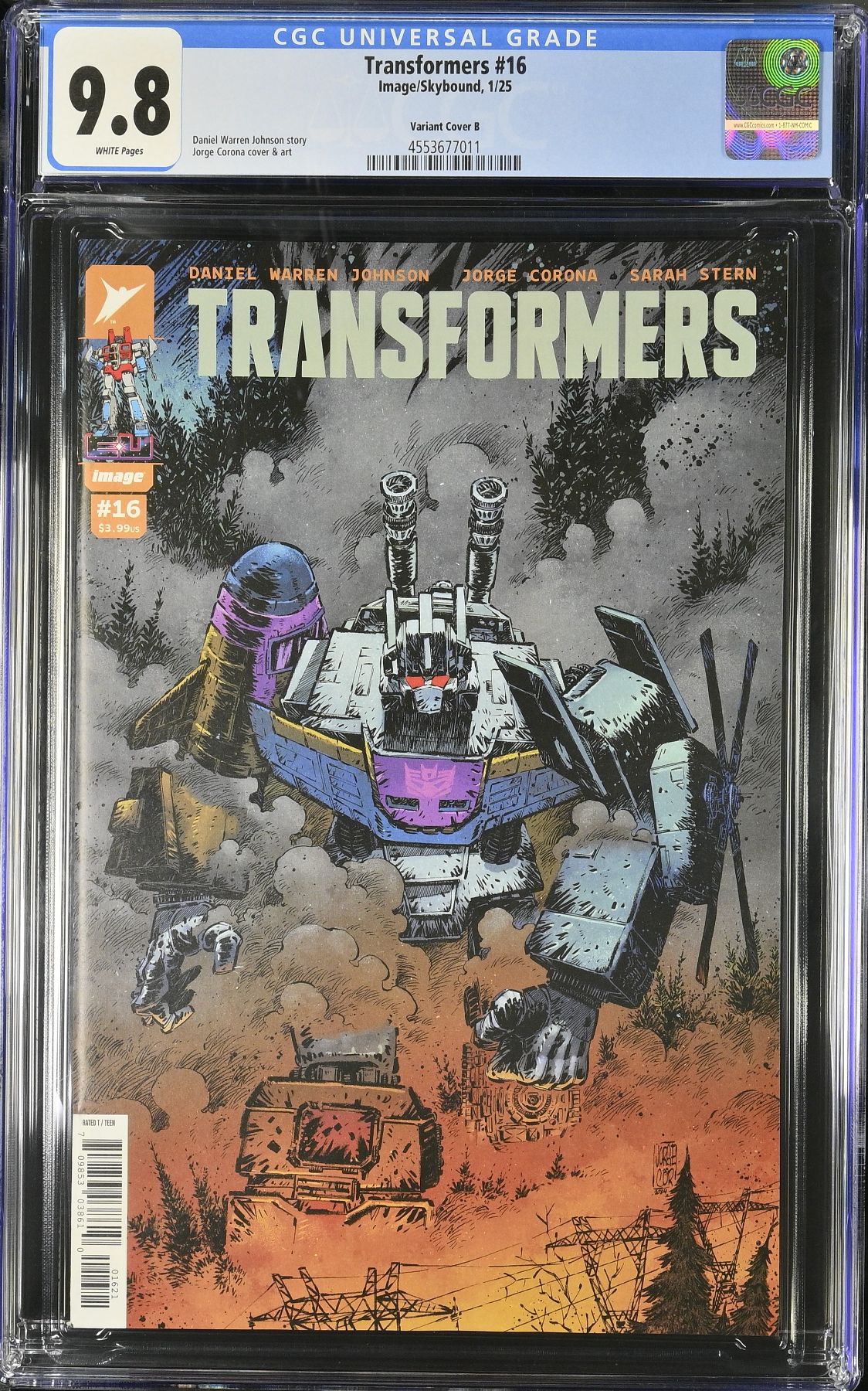 Transformers #16 Corona Variant CGC 9.8