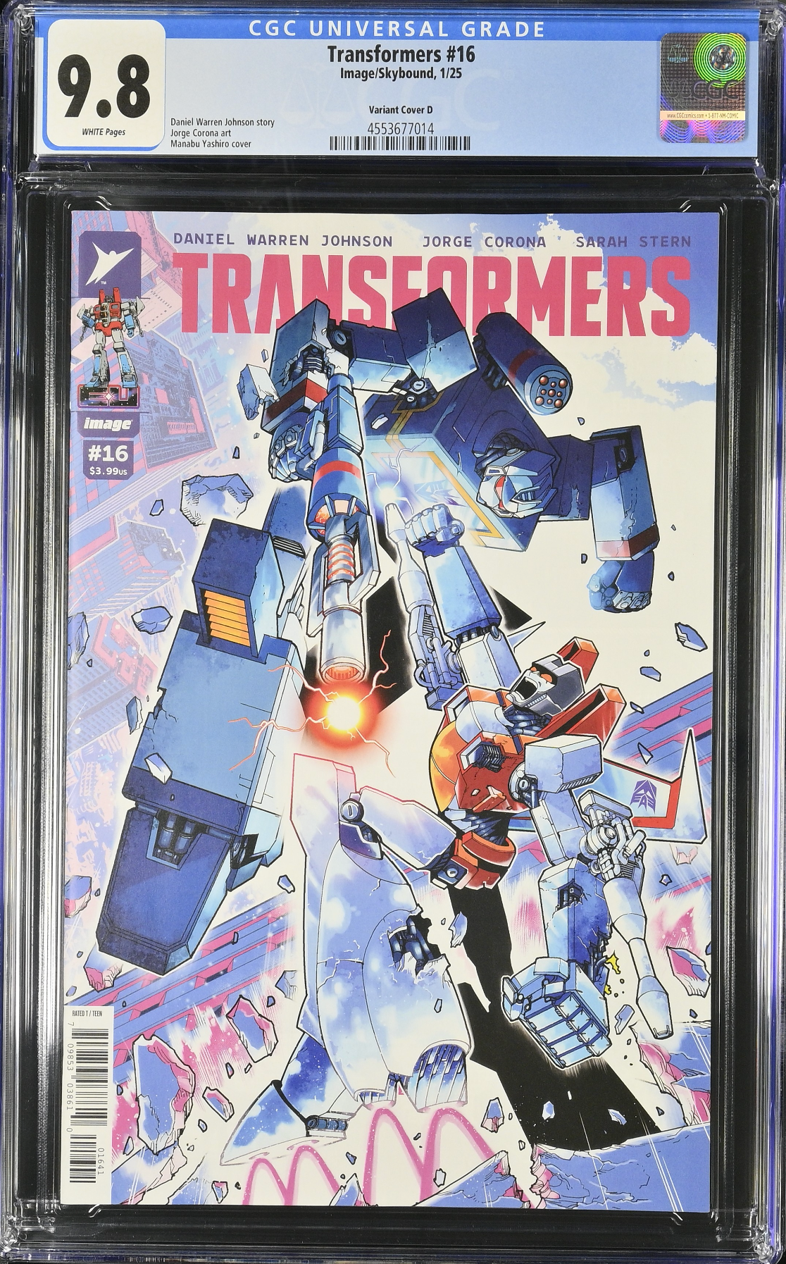 Transformers #16 Yashiro 1:25 Retailer Incentive Variant CGC 9.8