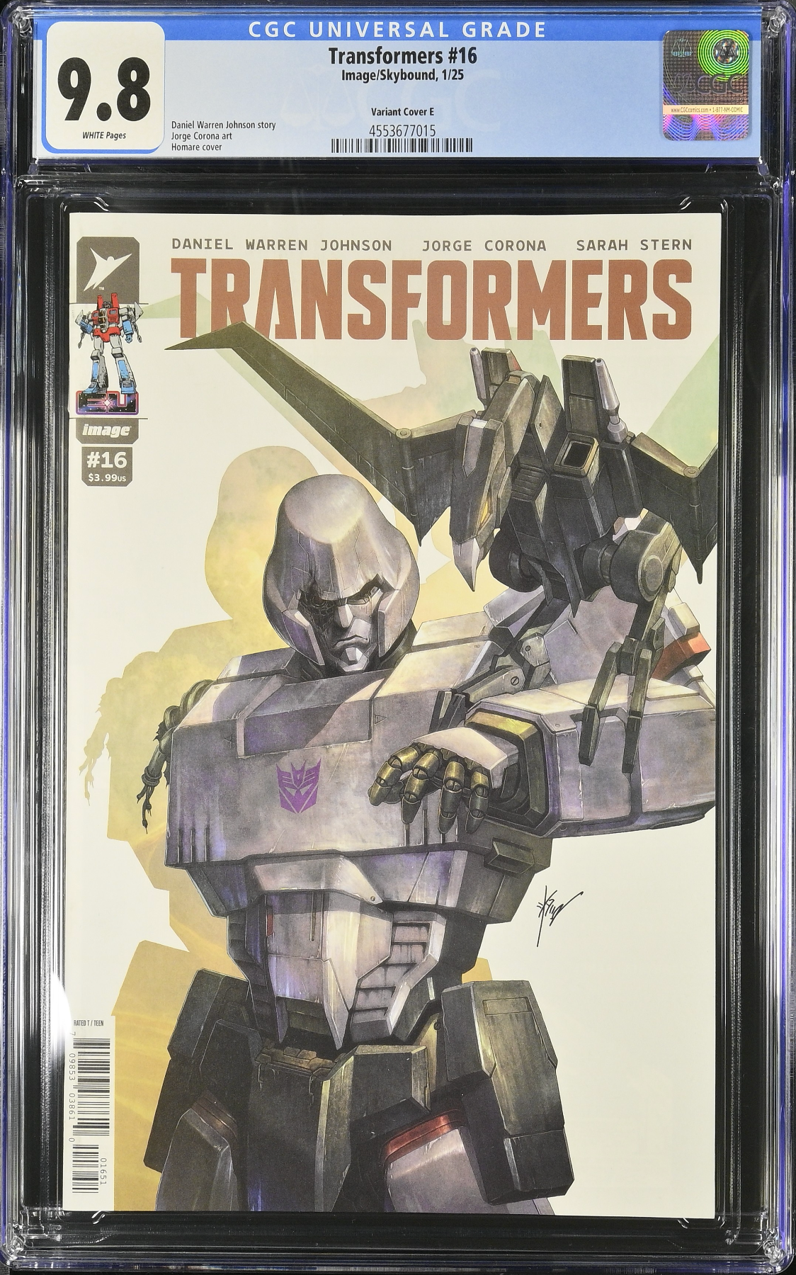 Transformers #16 Homare 1:50 Secret Retailer Incentive Variant CGC 9.8