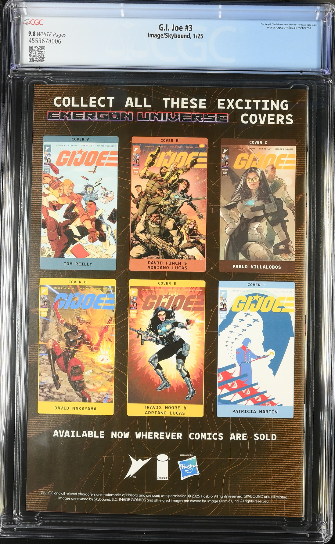 G.I. Joe #3 CGC 9.8