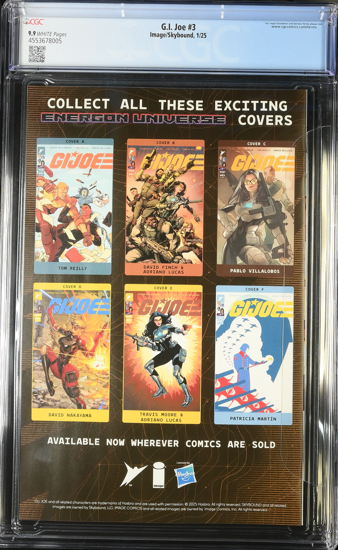 G.I. Joe #3 CGC 9.9