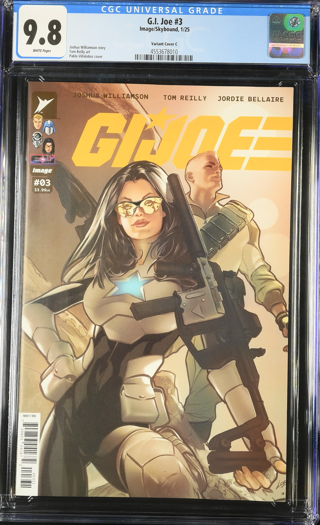 G.I. Joe #3 Villalobos Variant CGC 9.8