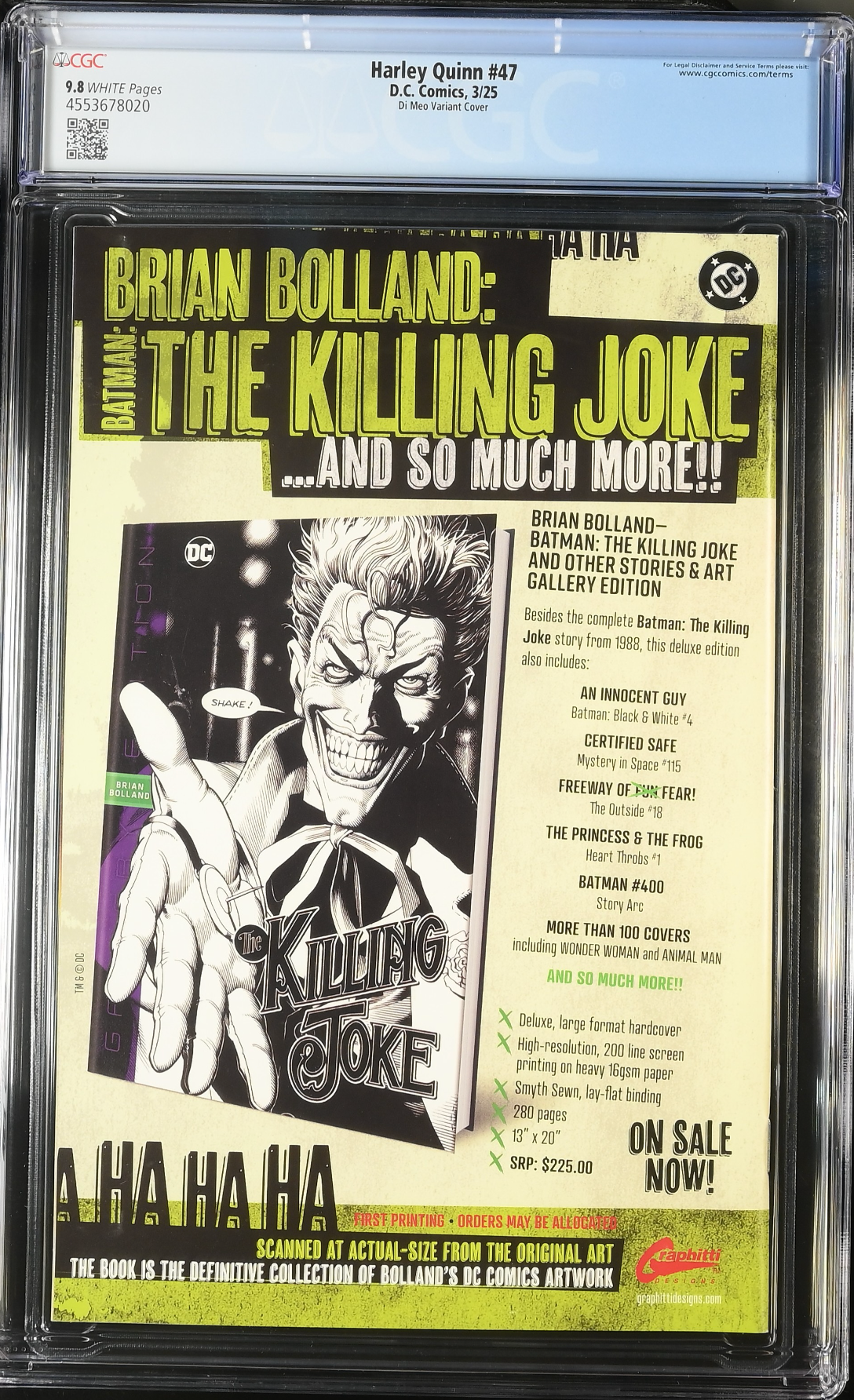 Harley Quinn #47 Di Meo Variant CGC 9.8