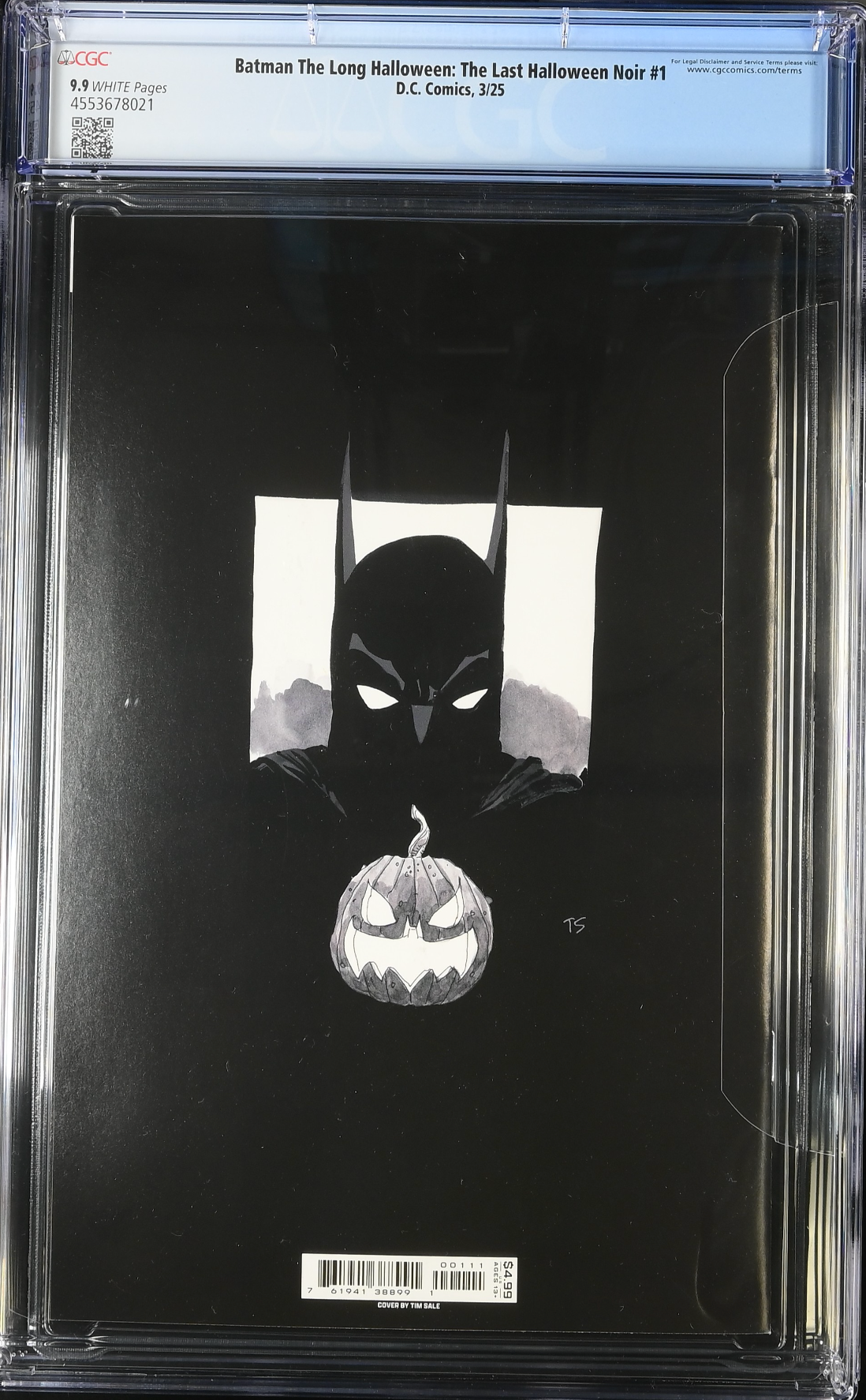 Batman: The Long Halloween - The Last Halloween Noir Edition #1 CGC 9.9