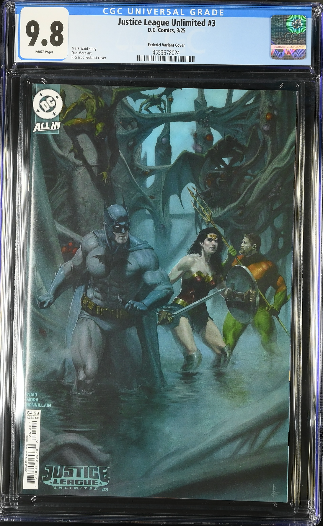 Justice League Unlimited #3 Federici Variant CGC 9.8