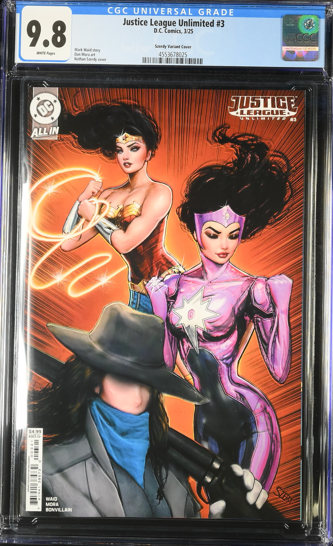 Justice League Unlimited #3 Szerdy Variant CGC 9.8