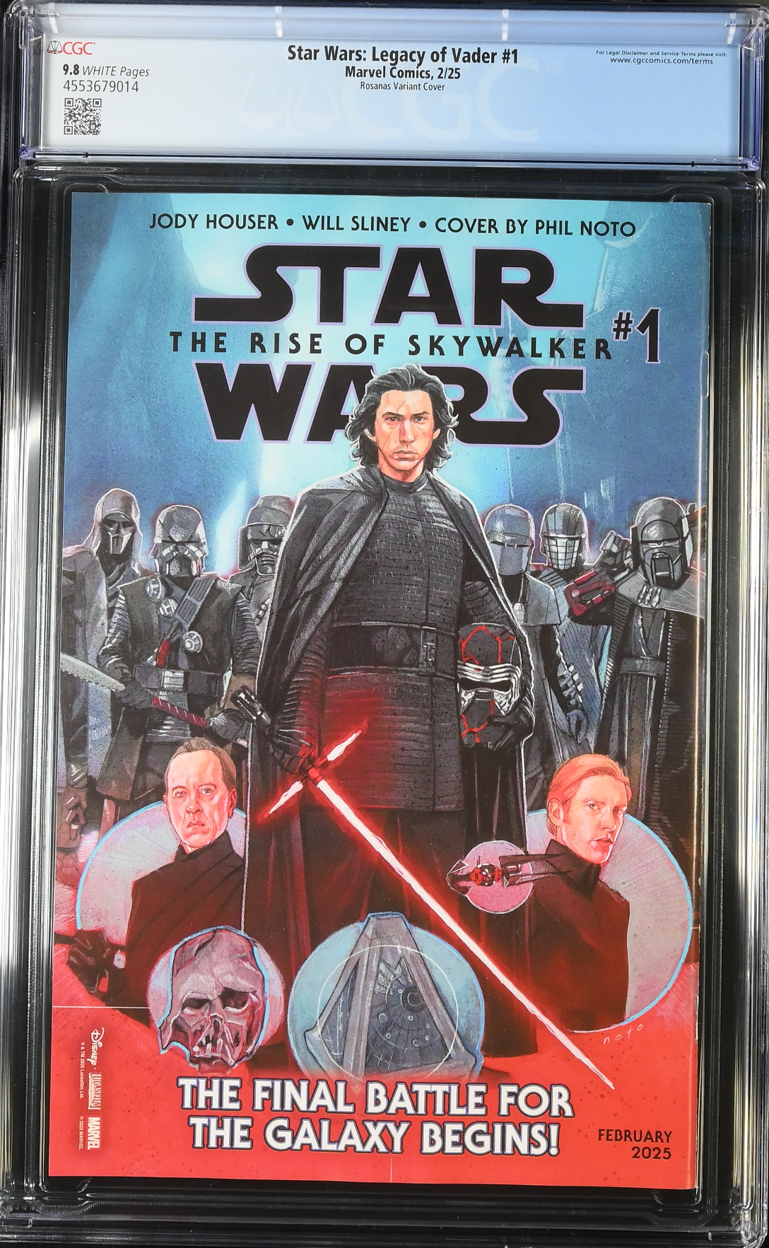 Star Wars: Legacy of Vader #1 Rosanas Variant CGC 9.8