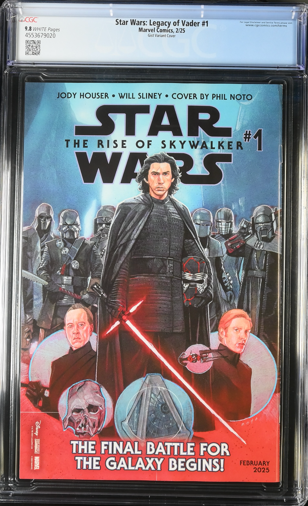 Star Wars: Legacy of Vader #1 Gist Variant CGC 9.8