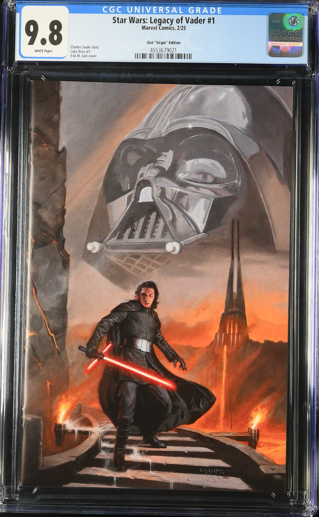 Star Wars: Legacy of Vader #1 Gist 1:100 Retailer Incentive Variant CGC 9.8