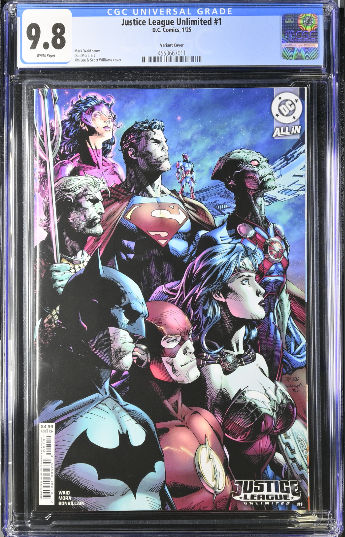 Justice League Unlimited #1 Jim Lee Variant CGC 9.8