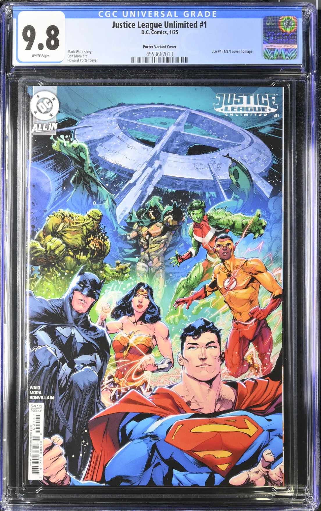 Justice League Unlimited #1 Porter Variant CGC 9.8