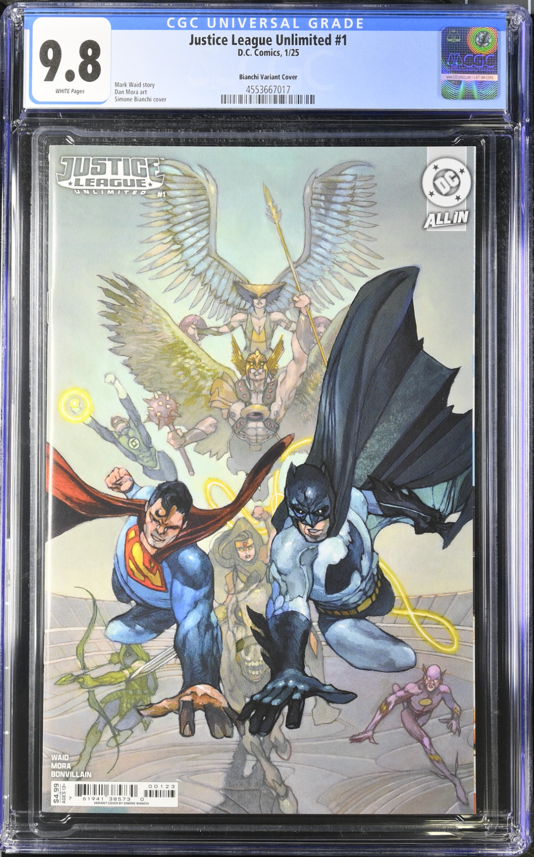 Justice League Unlimited #1 Bianchi Variant CGC 9.8