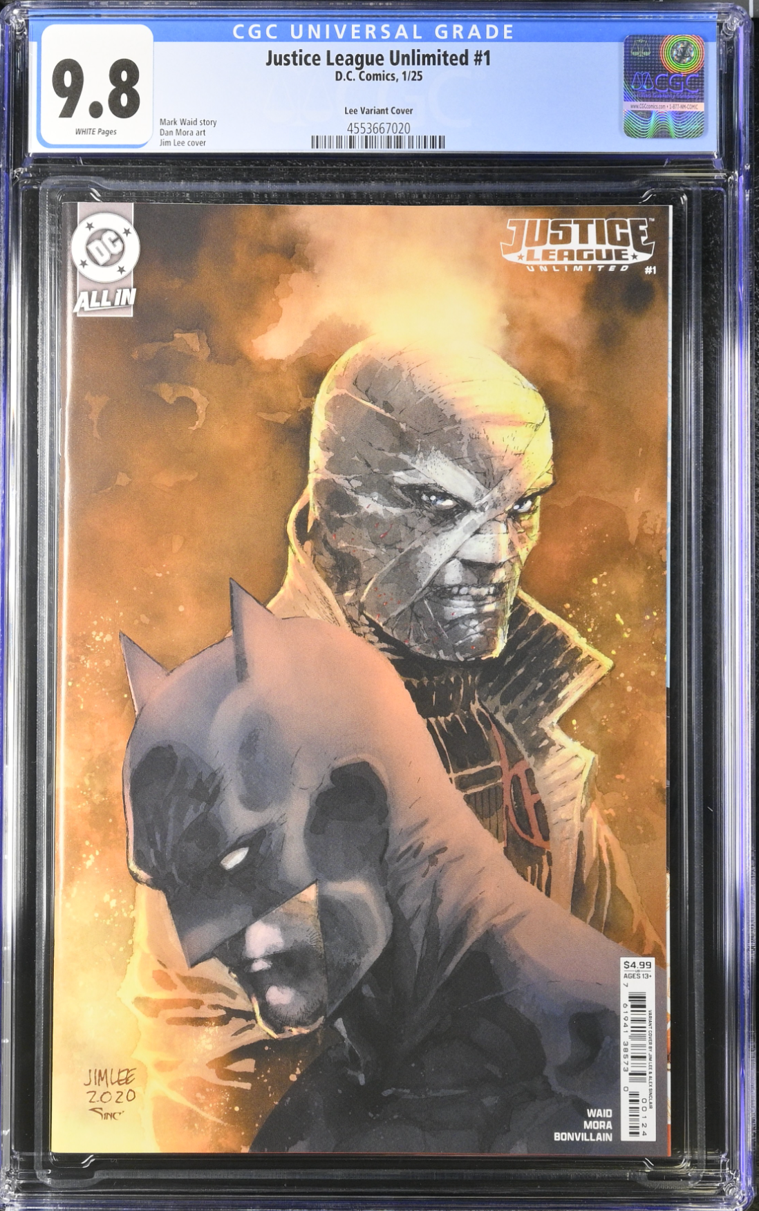 Justice League Unlimited #1 Jim Lee Hush Variant CGC 9.8