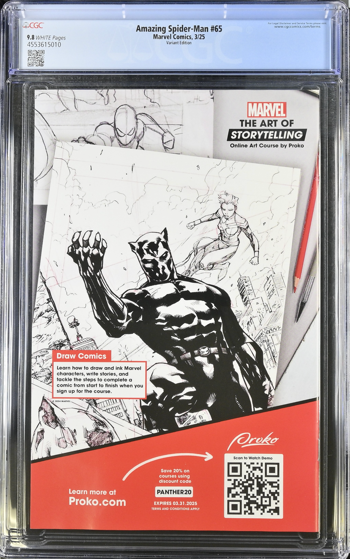 Amazing Spider-Man #65 Young 8 Deaths of Spider-Man Variant CGC 9.8