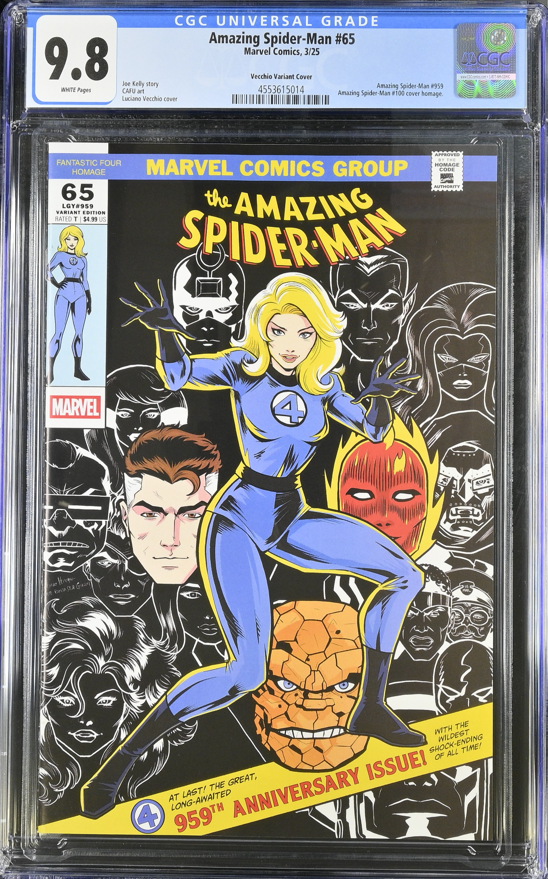 Amazing Spider-Man #65 Vecchio Variant CGC 9.8
