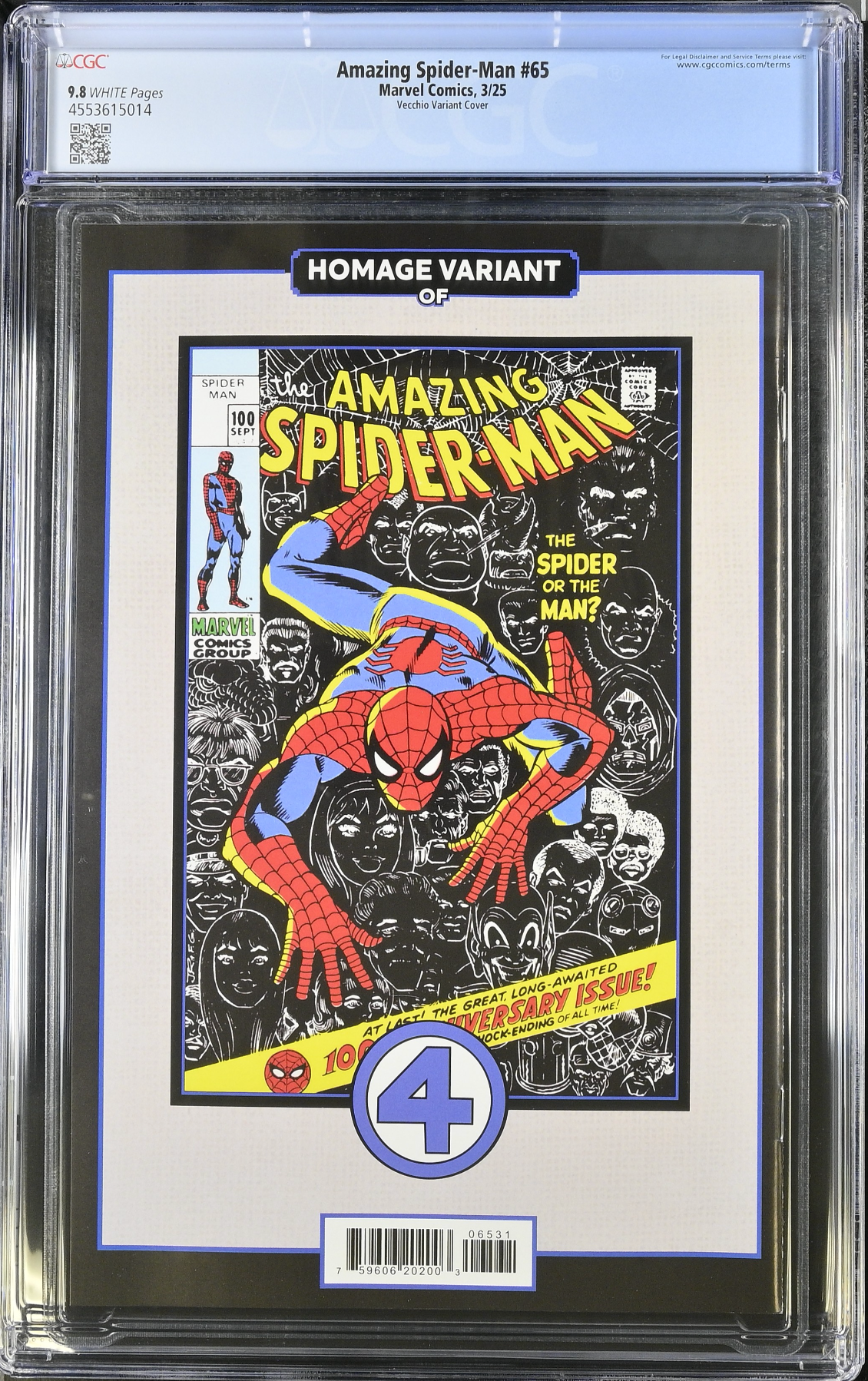 Amazing Spider-Man #65 Vecchio Variant CGC 9.8