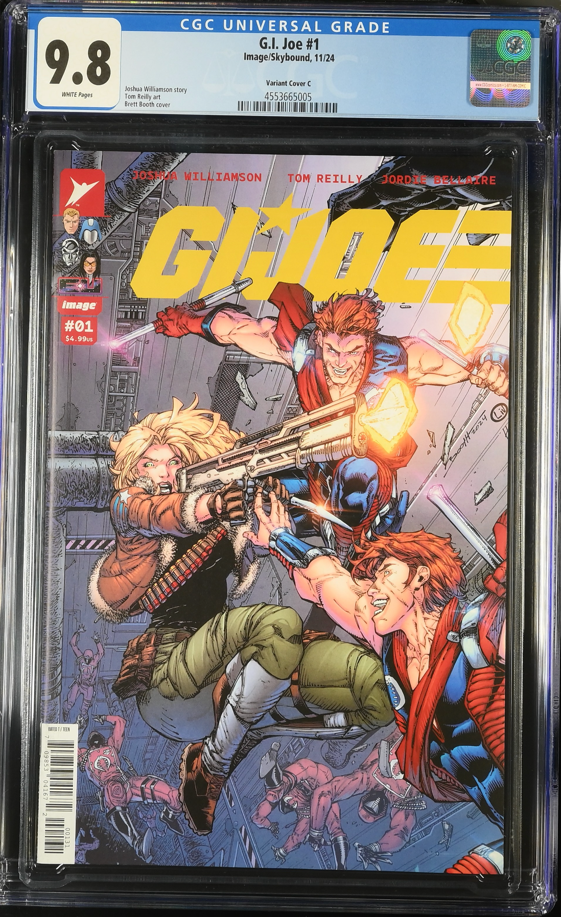 G.I. Joe #1 - Cover C - Booth Variant CGC 9.8