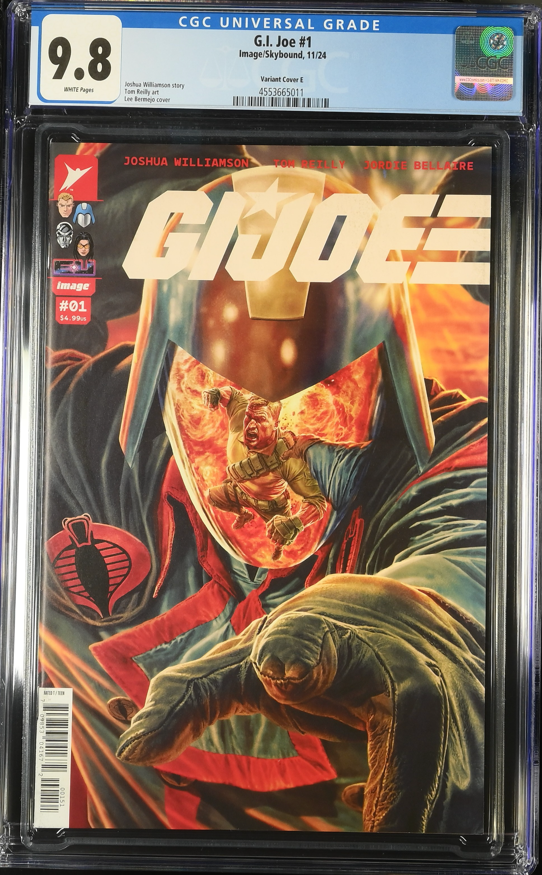 G.I. Joe #1 - Cover E - Bermejo Variant CGC 9.8