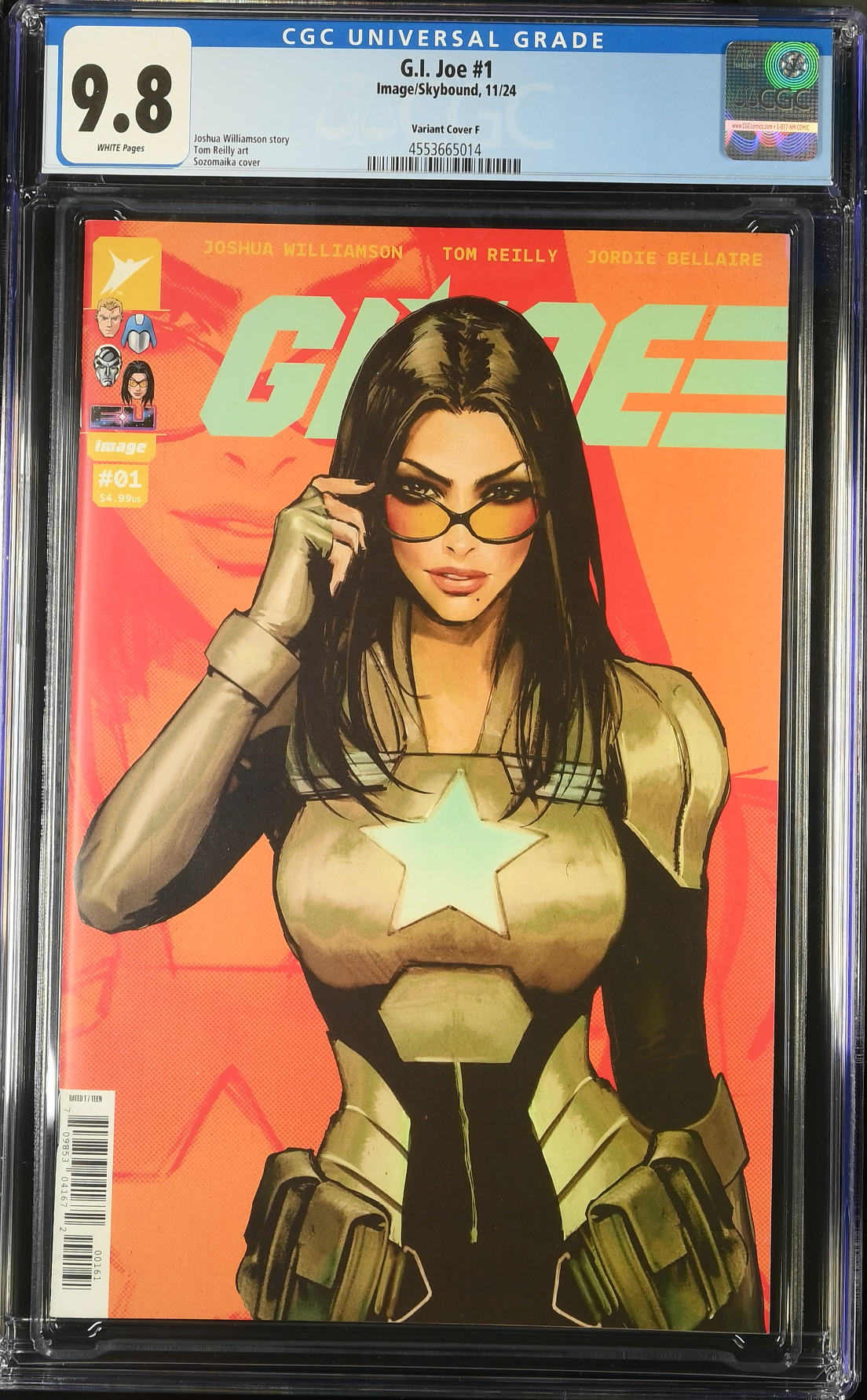 G.I. Joe #1 - Cover F - Sozomaika Variant CGC 9.8