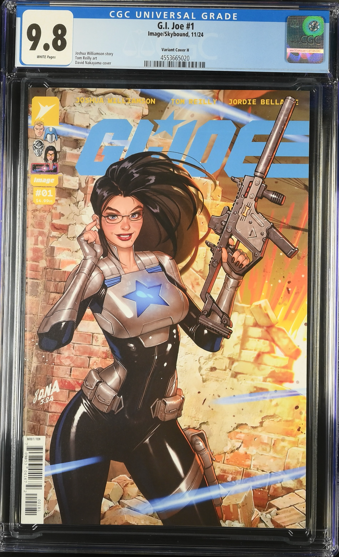 G.I. Joe #1 - Cover H - Nakayama 1:10 Connecting Retailer Incentive Variant CGC 9.8