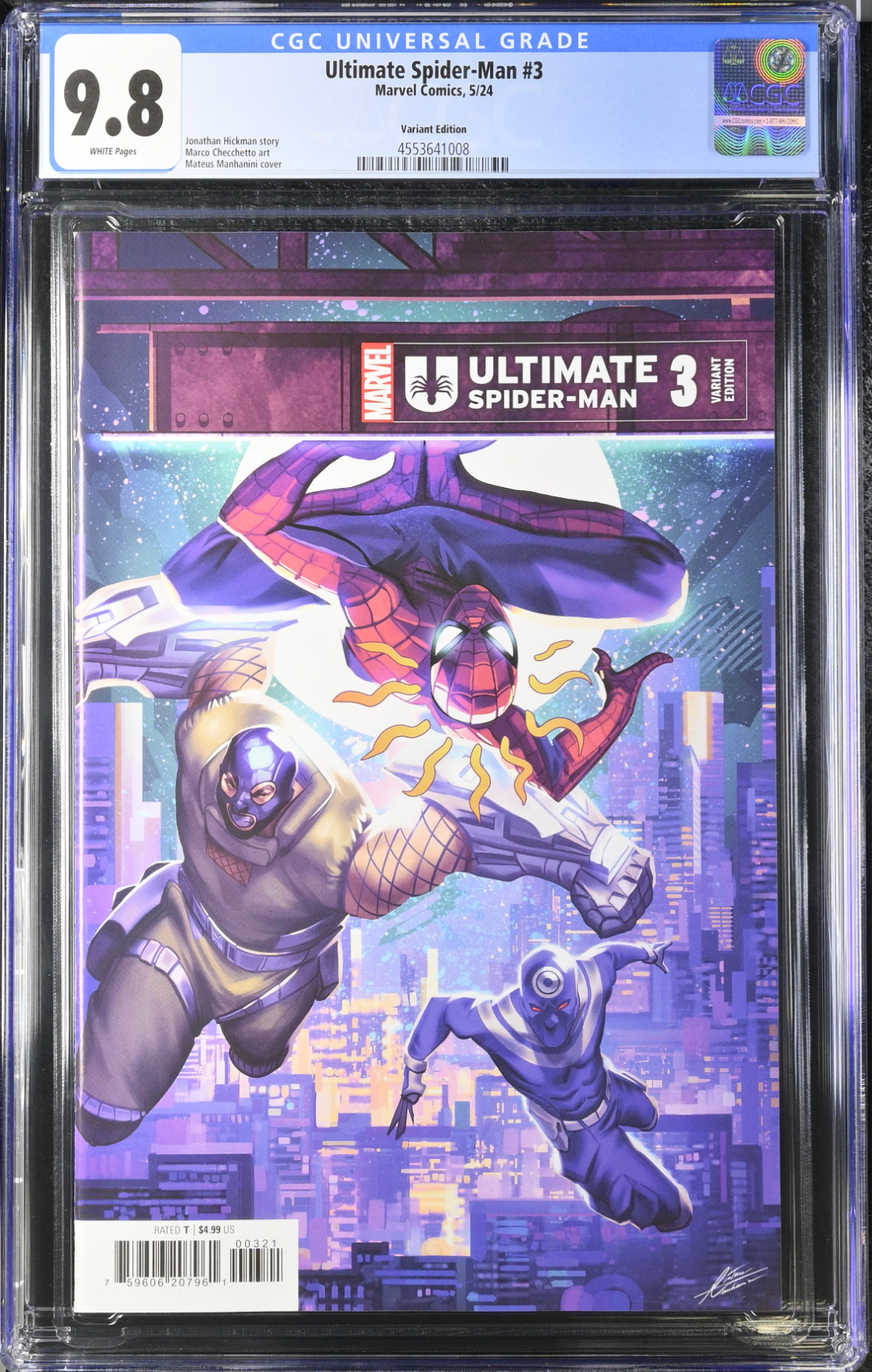 Ultimate Spider-Man #3 Manhanini Variant CGC 9.8