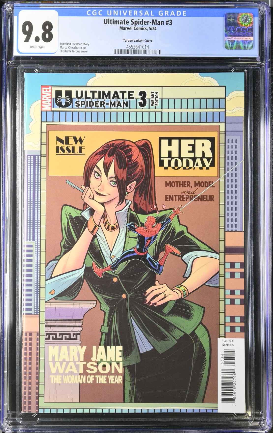 Ultimate Spider-Man #3 Torque Variant CGC 9.8