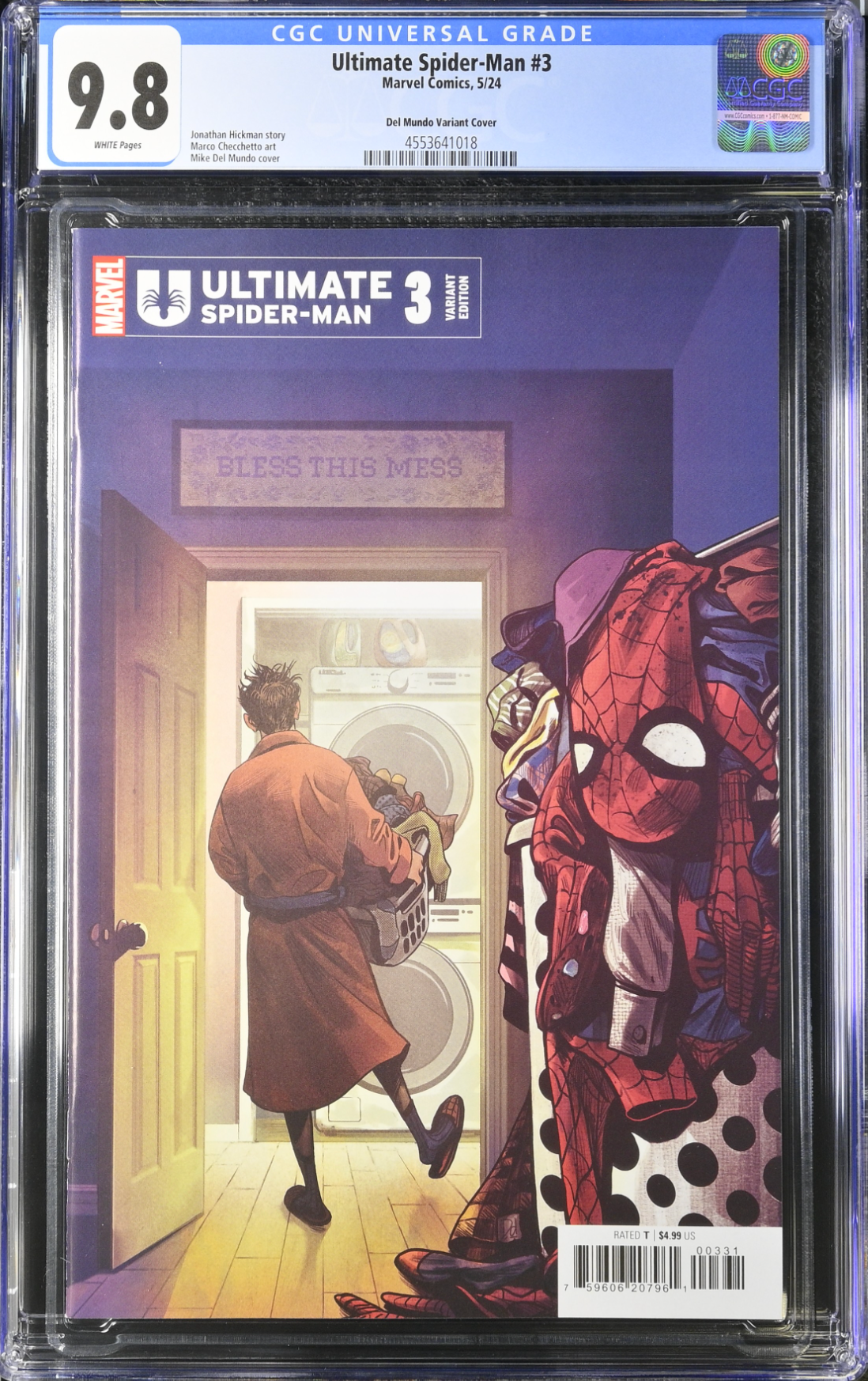 Ultimate Spider-Man #3 Del Mundo Variant CGC 9.8