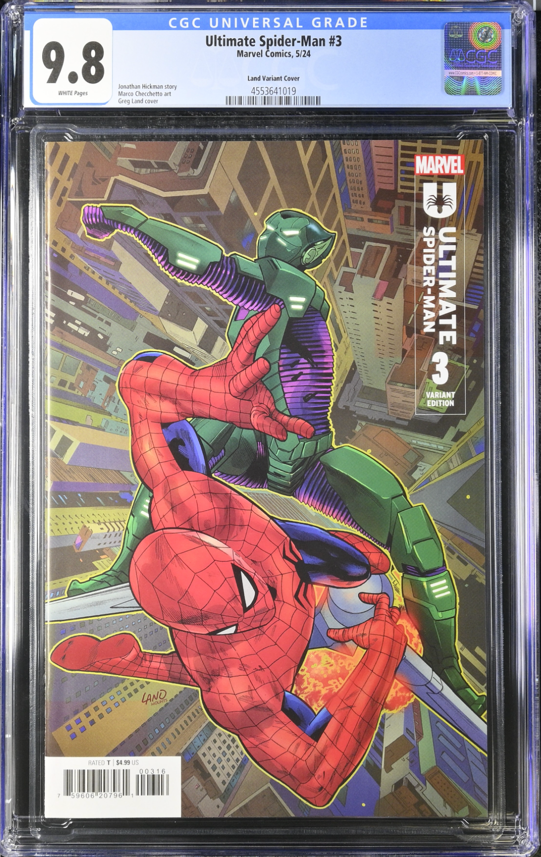 Ultimate Spider-Man #3 Land 1:25 Retailer Incentive Variant CGC 9.8