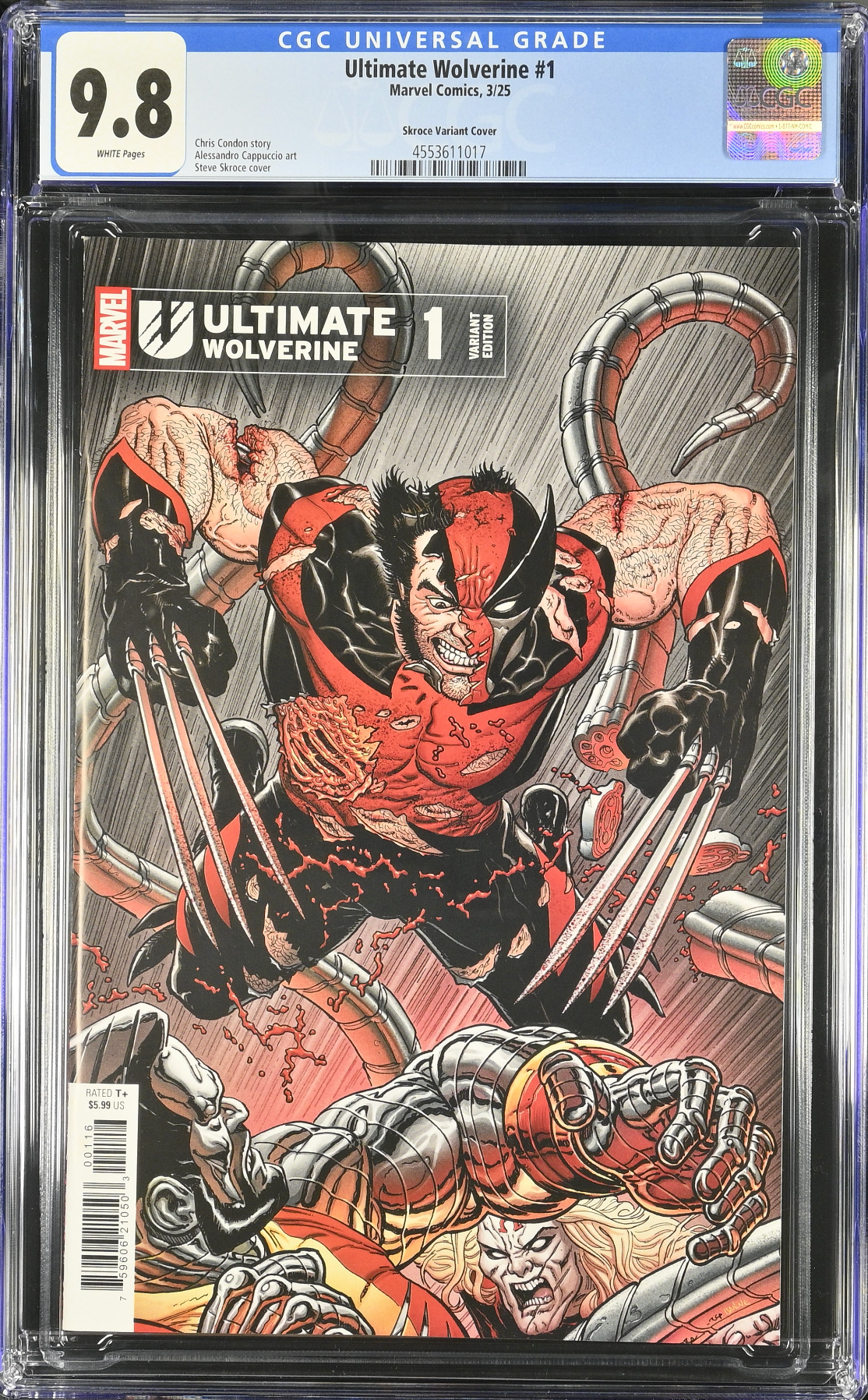 Ultimate Wolverine #1 Skroce 1:25 Retailer Incentive Variant CGC 9.8