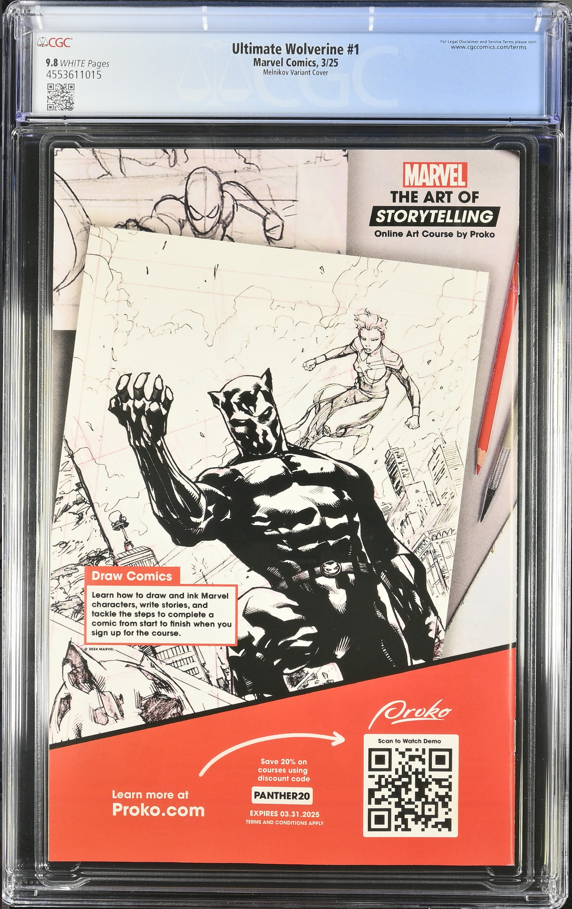 Ultimate Wolverine #1 Melnikov Variant CGC 9.8