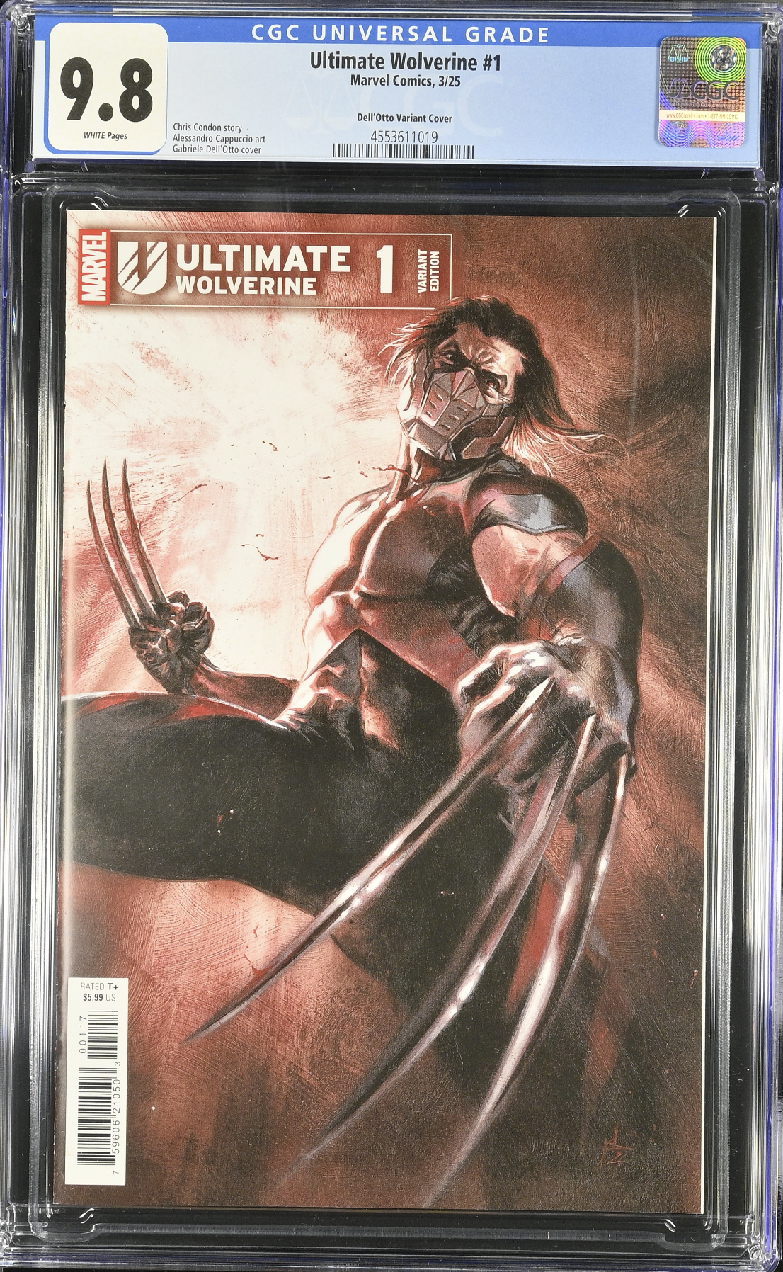 Ultimate Wolverine #1 Dell'Otto 1:50 Retailer Incentive Variant CGC 9.8